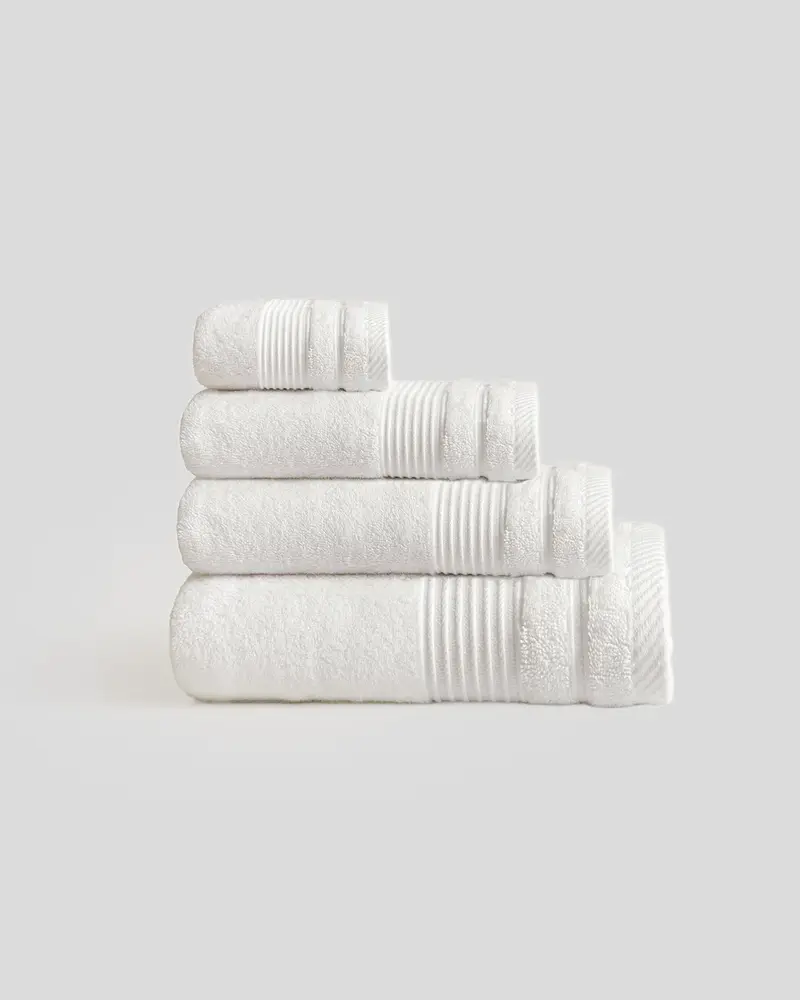 Toalla Don Algodon Seda Bambú 700 gr Blanco