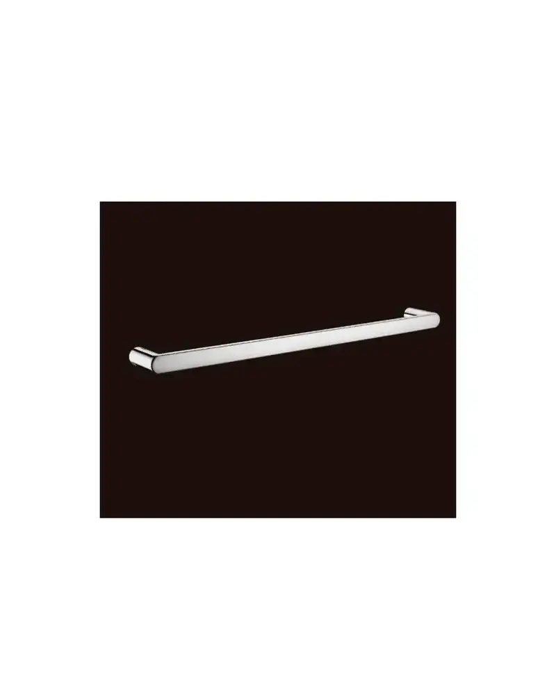 Toallero de barra baño latón cromado moderno de 50 cm MOON de Aquore