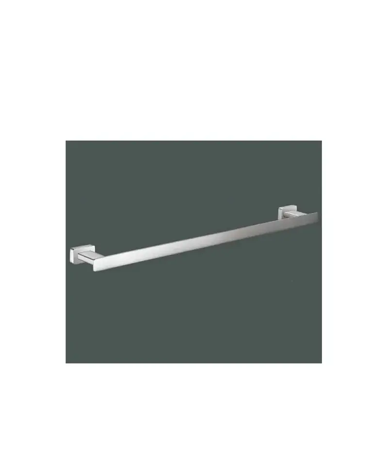 Toallero de barra latón cromado moderno de 40 cm Noah de Aquore