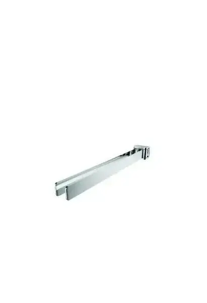 Toallero Doble Slim 32 cm Cromado Unisan