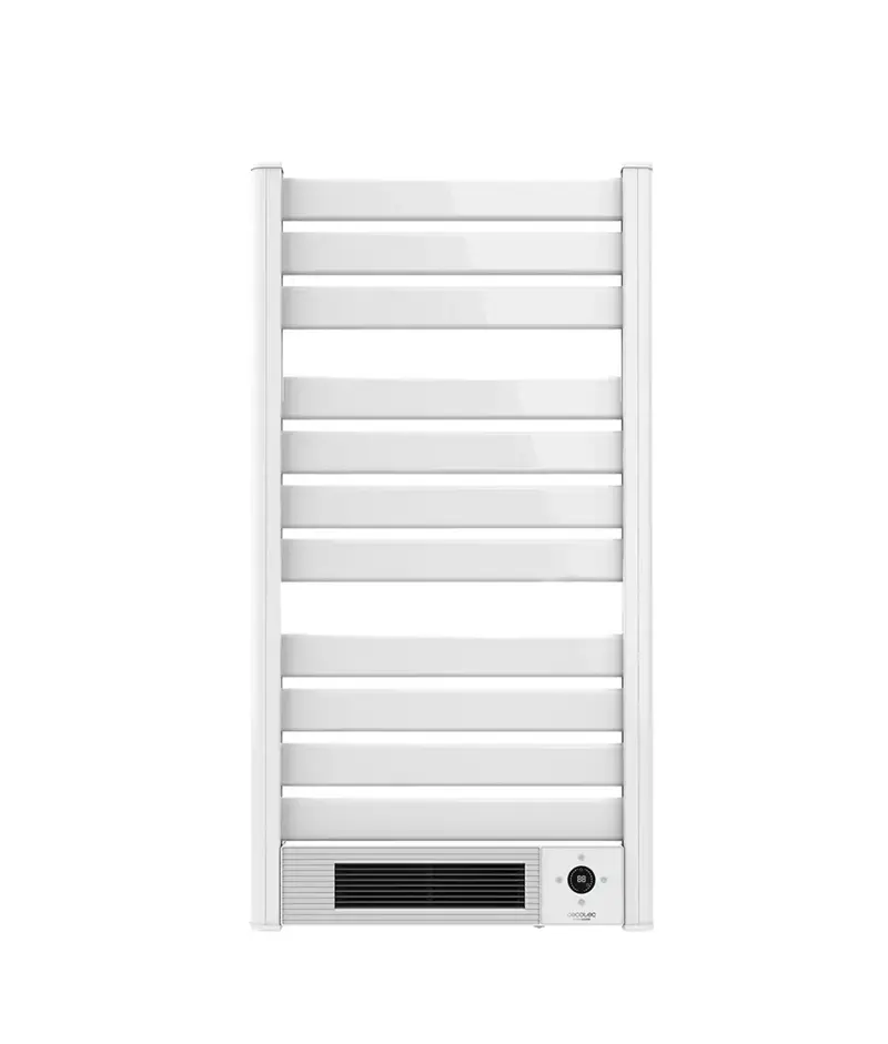 Toallero Eléctrico 2000W con Calefactor Cerámico, LED y Mando a Distancia de Cecotec