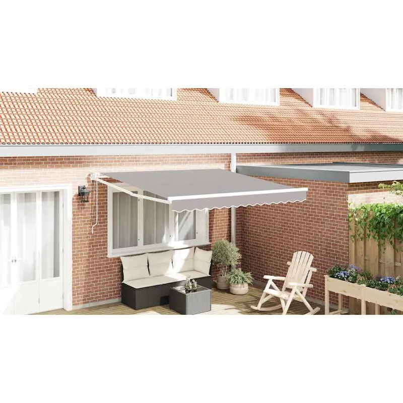 Toldo Gris Claro 300 x 250 x 165 cm Poliéster