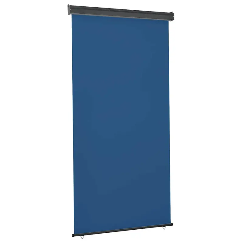 Toldo lateral de balcón azul 125x250 cm