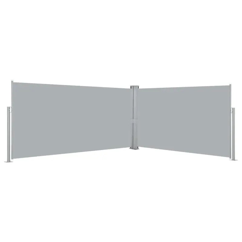 Toldo Lateral Retráctil 160x600 cm Gris