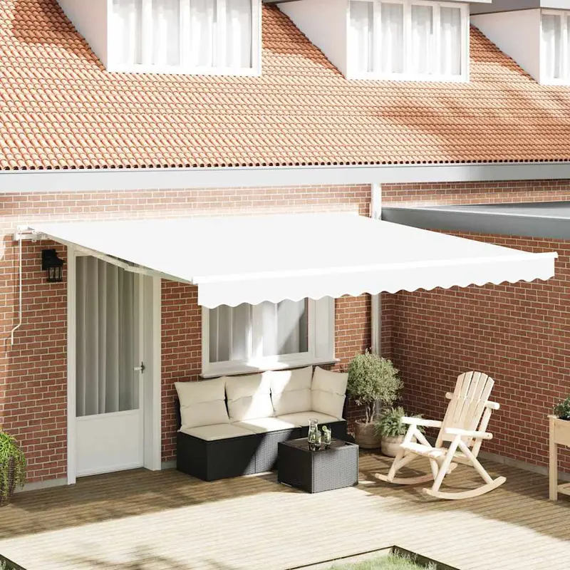 Toldo Manual 400 x 350 x 165 cm Poliéster y metal