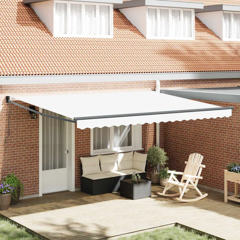 Toldo Manual 450 x 300 x 165 cm Poliéster y metal