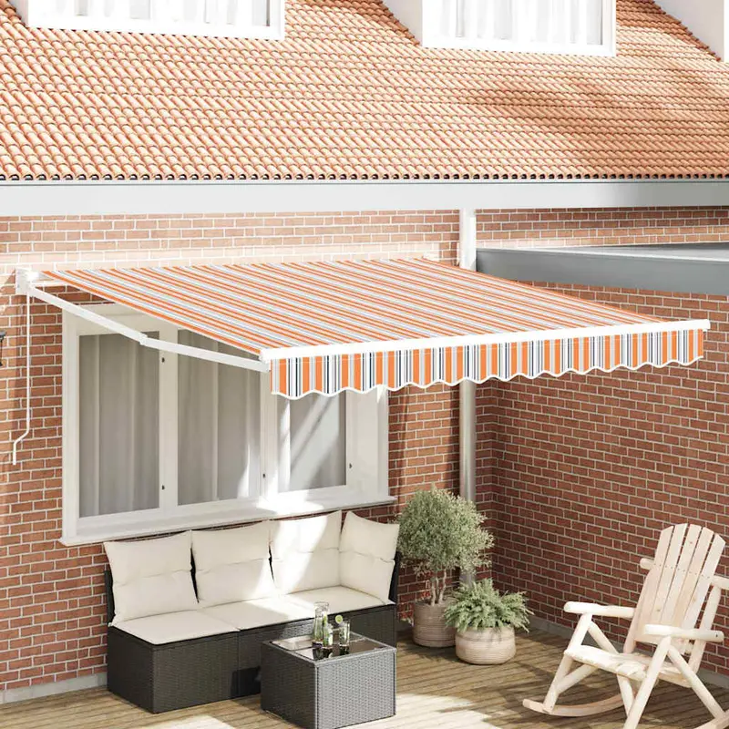 Toldo Manual Multicolor 300 x 250 x 165 cm Poliéster