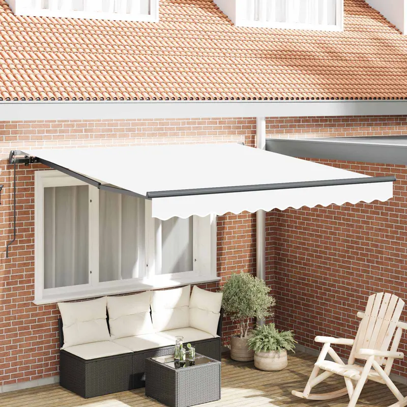 Toldo Retráctil 300 x 250 cm Poliéster y Acero