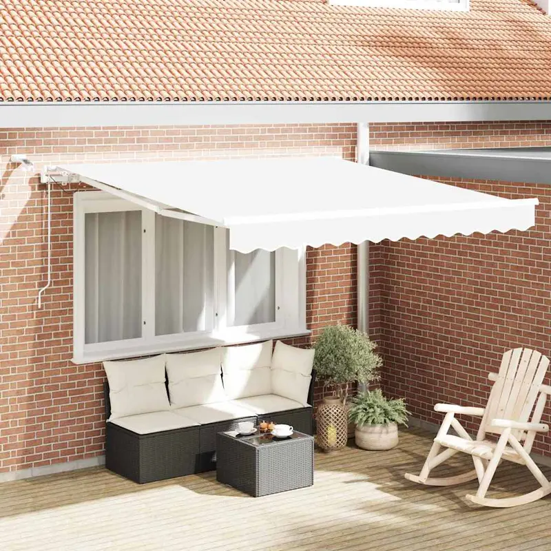 Toldo Retráctil 300 x 250 cm Poliéster y metal