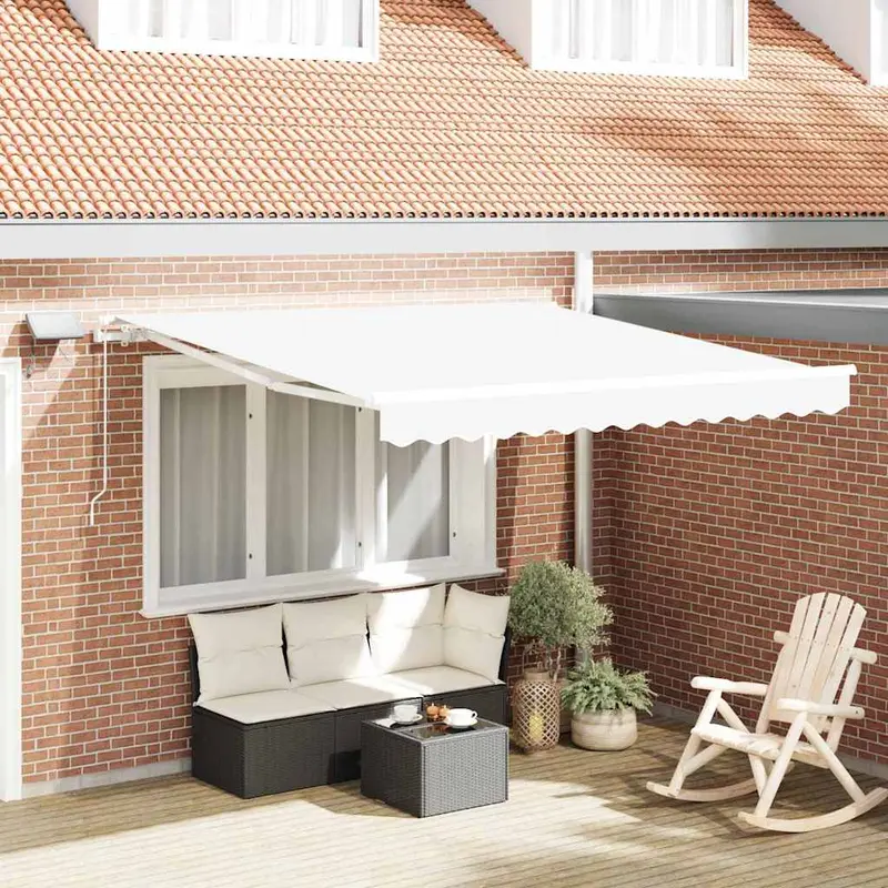 Toldo Retráctil 300 x 250 cm Tela y acero