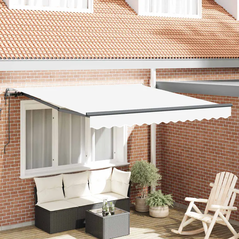 Toldo Retráctil 300 x 250 cm Tela y Aluminio
