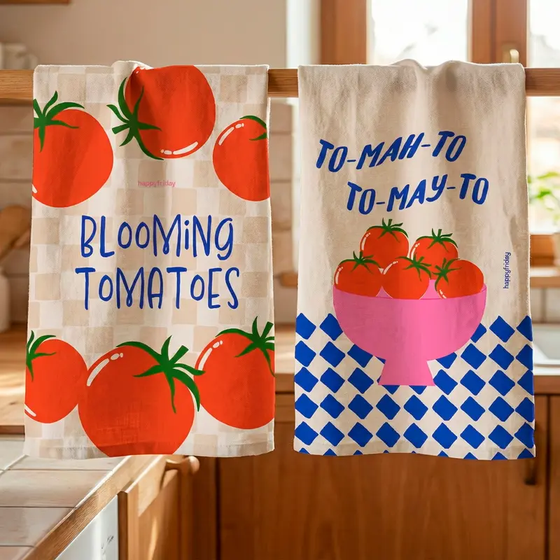 Tomatoes Paño de cocina 2 ud 70x50 cm