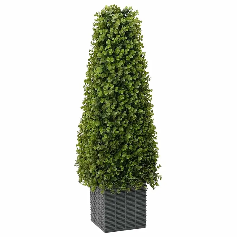 Torre de hierba de eucalipto Verde 27 x 27 x 90 cm Plástico