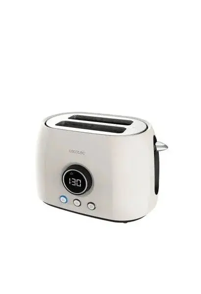 Tostadora digital vertical y ranura xl de 800 w en color beige classictoast 8000 de Cecotec