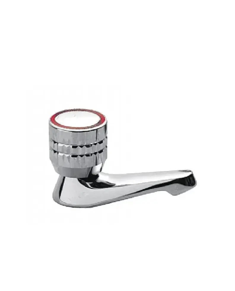 TRES 123100C Grifo monomando para lavabo de 1 agua fabricado de latón con acabado cromado