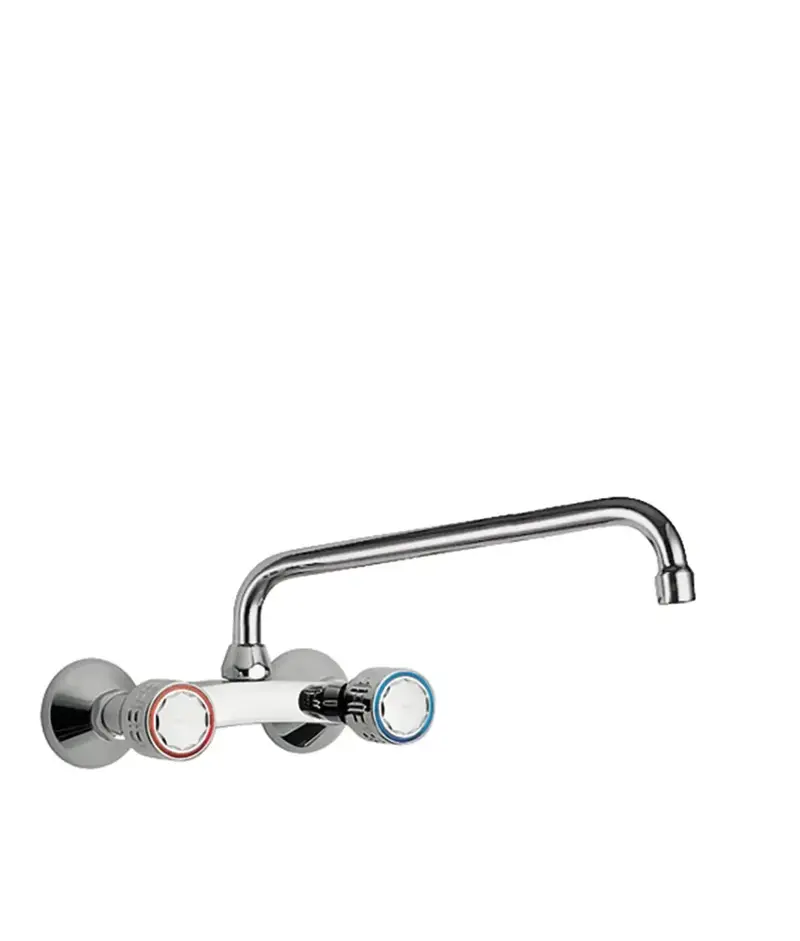 TRES 123330 Grifo empotrado de fregadero 358 mm Cocina Basic