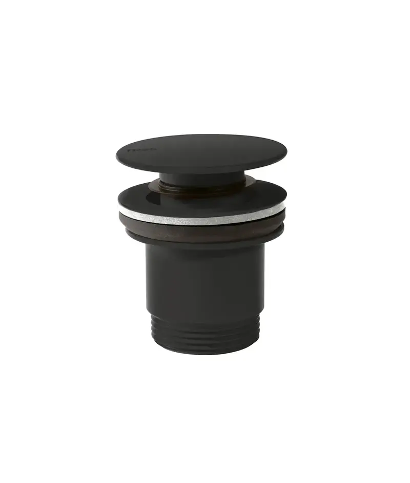 TRES 24284001NM Válvula de desagüe para lavabo negro mate