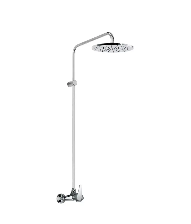 TRES 7099501 Conjunto monomando de ducha para jardín fabricado de latón con acabado cromado Especial Basic