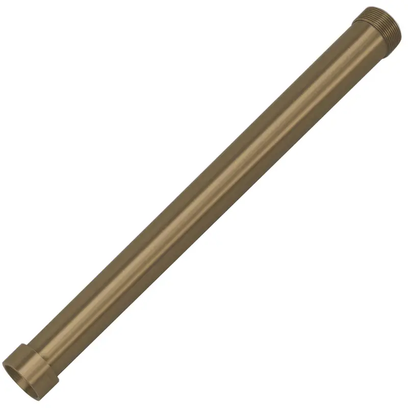 Tubo alargador de ducha con acabado dorado vintage y longitud 30 cm de Valaz