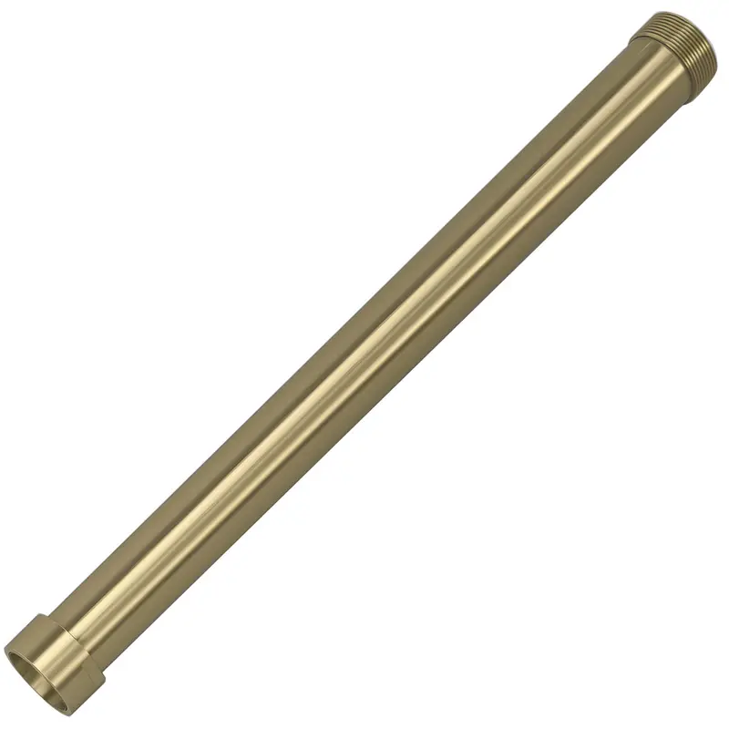 Tubo alargador de ducha Extensor elegante y dorado cepillado 30 cm de Valaz