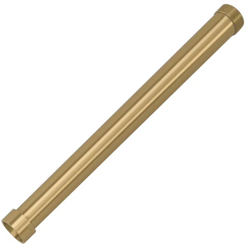 Tubo alargador de ducha oro mate 30 cm con protección PVD Valaz