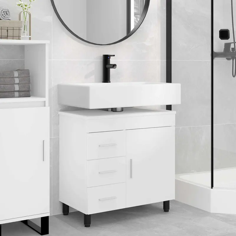 Unidad de tocador de baño Blanco 60 x 35 x 60 cm