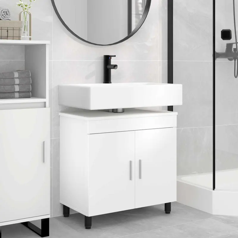 Unidad de tocador de baño Blanco 60 x 35 x 60 cm