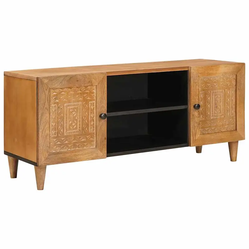 Unidades de TV con estante Marrón Claro 105 x 33 x 46 cm