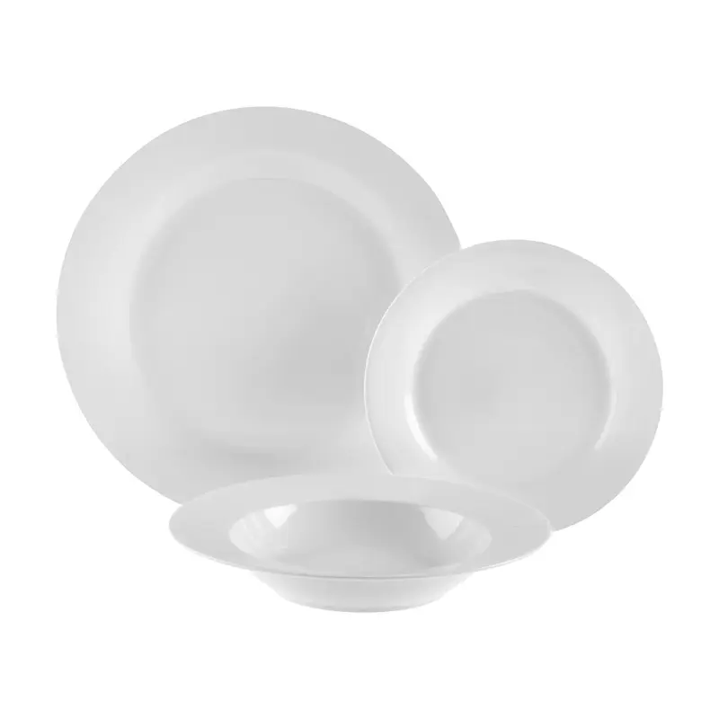 VAJILLA 18 PIEZAS  BLANCO