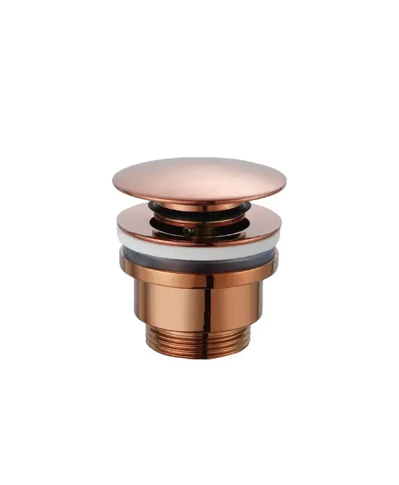 Válvula click-clack lavabo y bidé oro cepillado Imex