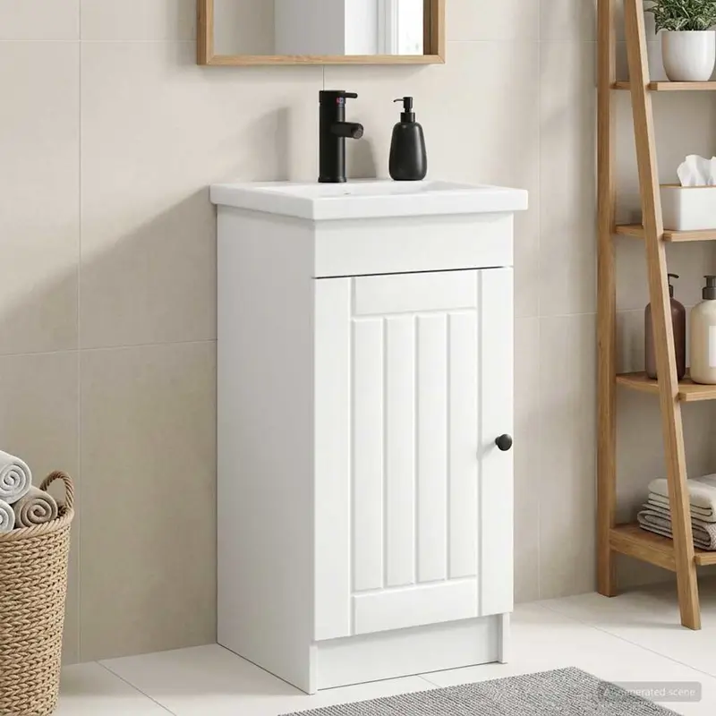 Vanidad de baño con lavabo Blanco 42 x 40 x 84,5 cm