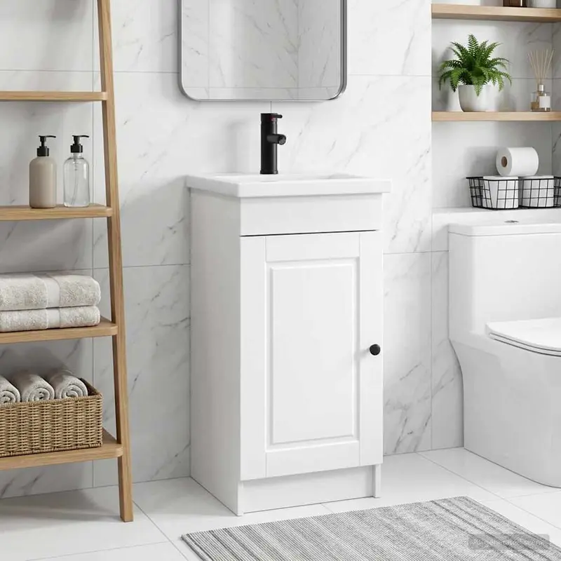 Vanidad de baño con lavabo Blanco 42 x 40 x 84,5 cm