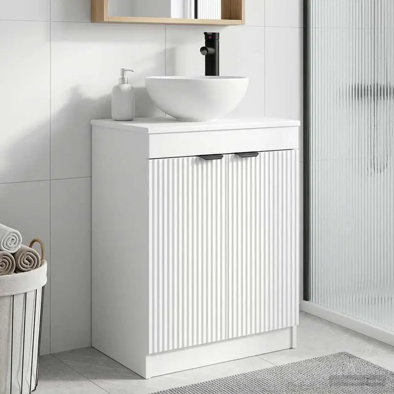 Vanidad de baño con lavabo Blanco 54 x 35 x 83 cm