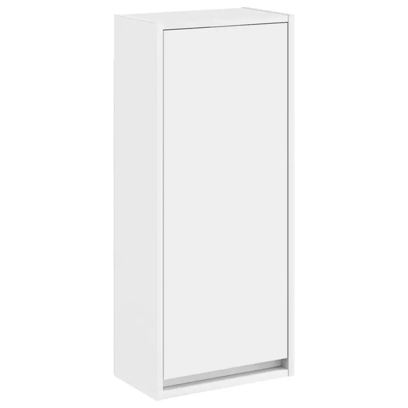 Vanidad de lavabo montada en la pared Blanco 35 x 20 x 81 cm