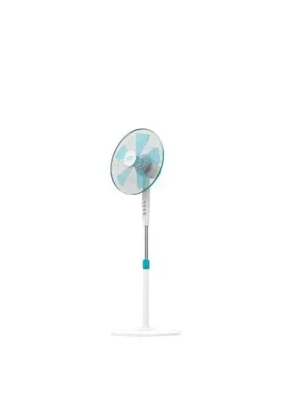 Ventilador de pie con potencia de 40 w y 40 cm con altura ajustable de color blanco energysilence 500 de Cecotec