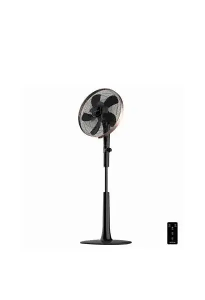 Ventilador de pie oscilante con mando a distancia 28 w de potencia y 40 cm de color negro energysilence 1040 de Cecotec