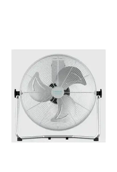Ventilador de suelo industrial con 100 w de potencia acabado cromado energysilence 4100 pro de Cecotec