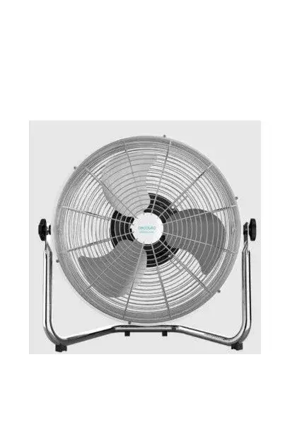 Ventilador de suelo industrial con 110 w de potencia acabado cromado energysilence 4500 gyro pro de Cecotec
