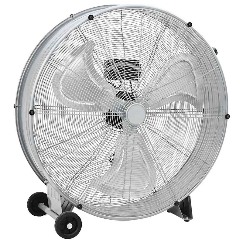 Ventilador de tambor Plateado 79 x 37 x 82 cm Aluminio