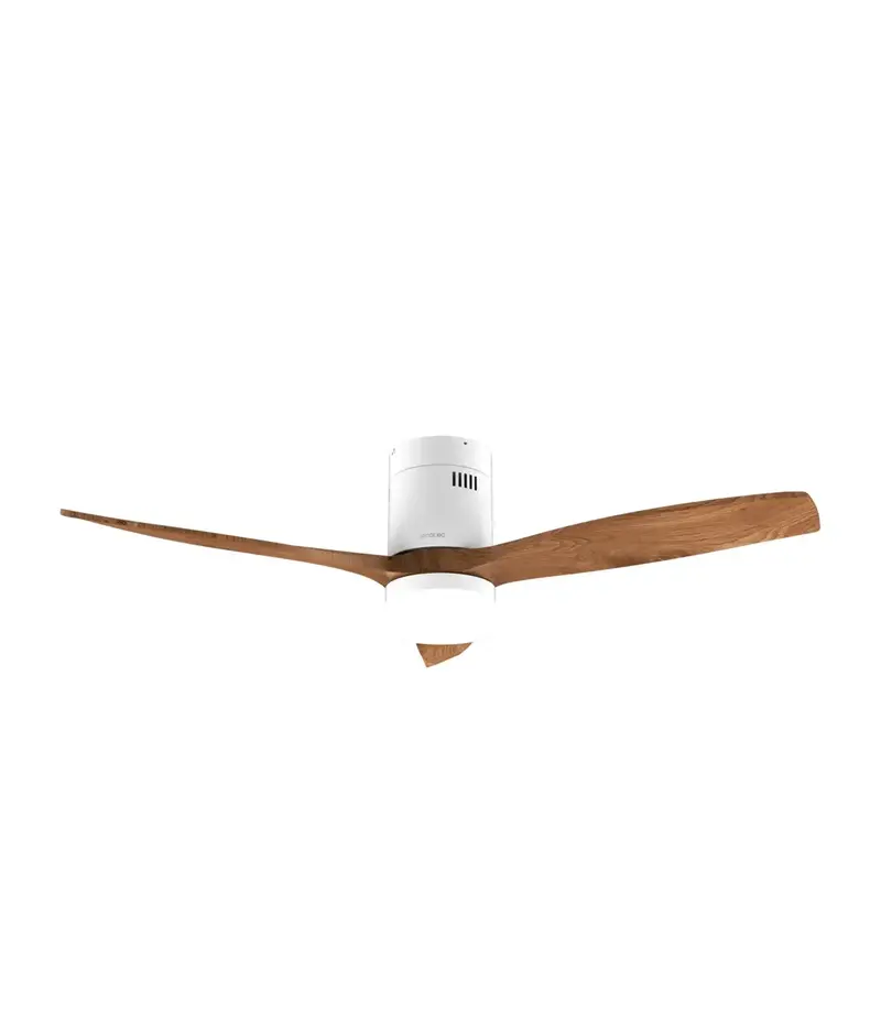 Ventilador de Techo 52” con Luz LED, Wi-Fi, 6 Velocidades y Protección IP44 de Cecotec