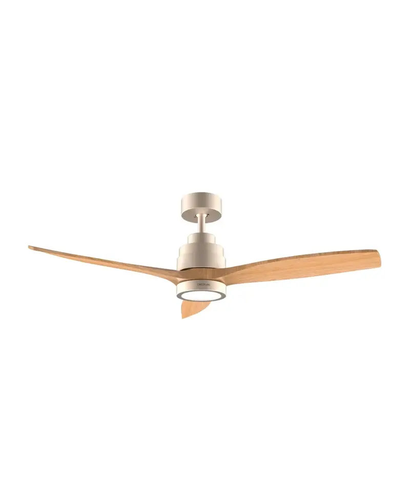 Ventilador de Techo 52 pulgadas con Motor DC, Luz LED, Mando y Temporizador 8h de Cecotec