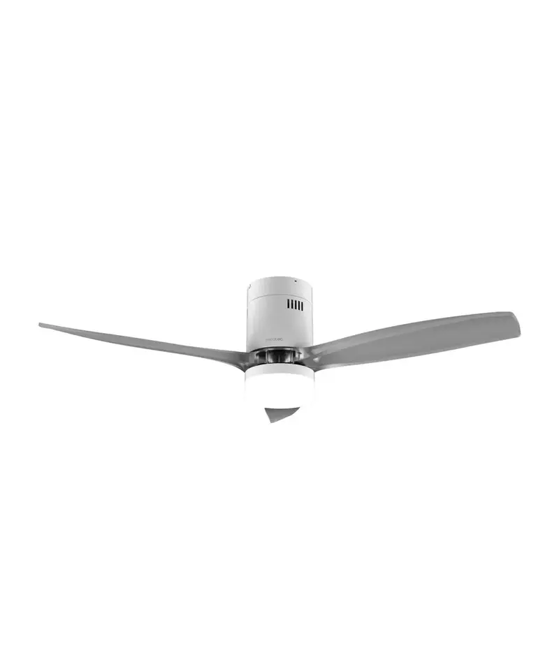 Ventilador de Techo 52 pulgadas con Wi-Fi, Motor Silencioso, IP44, 6 Velocidades y Temporizador de Cecotec