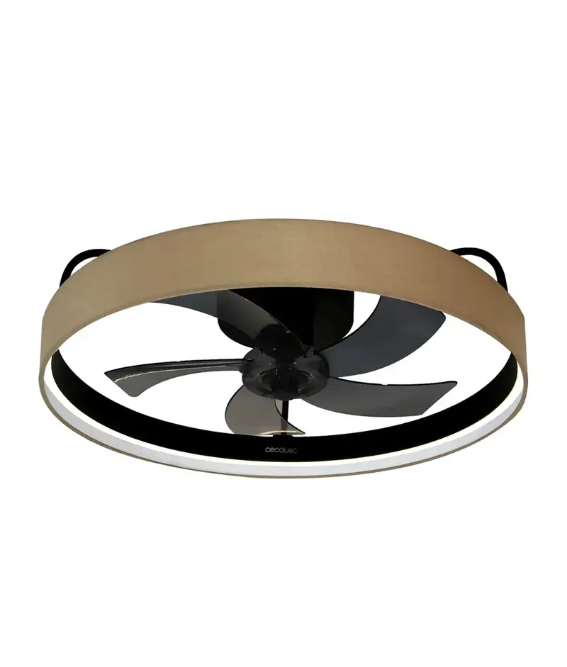 Ventilador de Techo Chic con Motor de Corriente Continua, Iluminación LED y Mando a Distancia de Cecotec