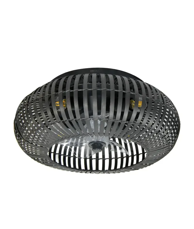Ventilador de Techo con Lámpara y Motor DC, Diseño Moderno y Función Invierno/Verano de Cecotec