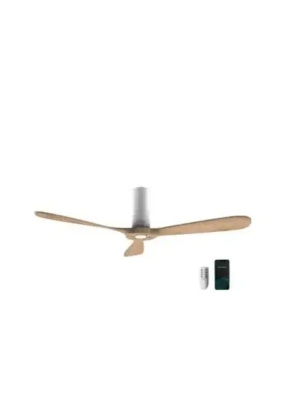 Ventilador de techo controlado por wifi y mando a distancia energysilence 5500 white aqua connected de Cecotec