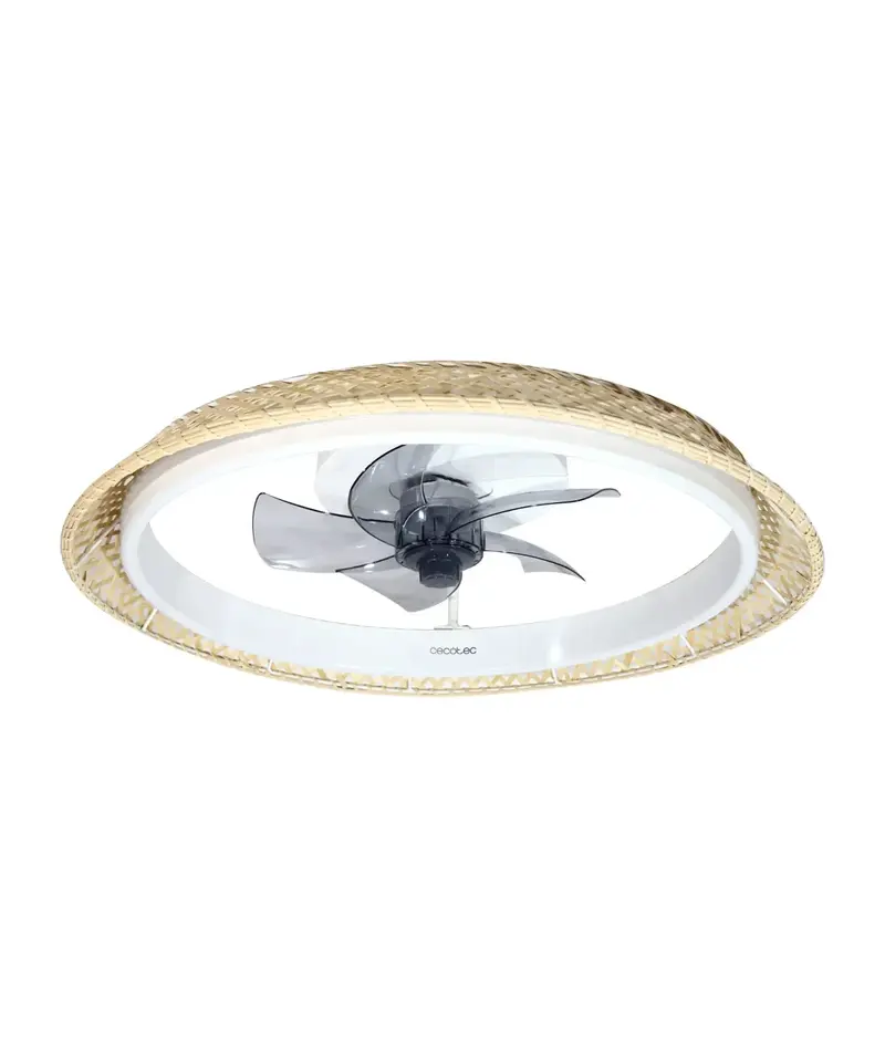 Ventilador de Techo Ecológico con Motor DC, Iluminación LED y Mando a Distancia de Cecotec