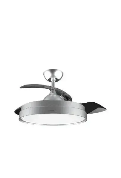 Ventilador de techo retráctil de 40 w y 106 cm en color acero energysilence aero 4280 de Cecotec