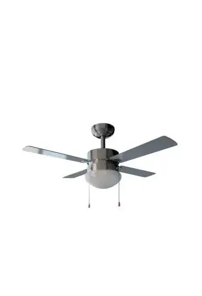 Ventilador de techo reversible con 50 w de potencia y 106 cm de color blanco y acero energysilence aero 450 de Cecotec