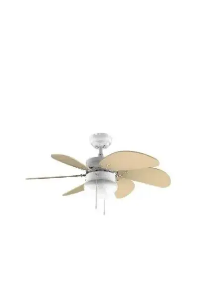 Ventilador de techo reversible con 50 w de potencia y 92 cm de color blanco y amarillo energysilence aero 3600 de Cecotec