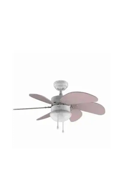 Ventilador de techo reversible con 50 w de potencia y 92 cm de color blanco y lila energysilence aero 3600 de Cecotec